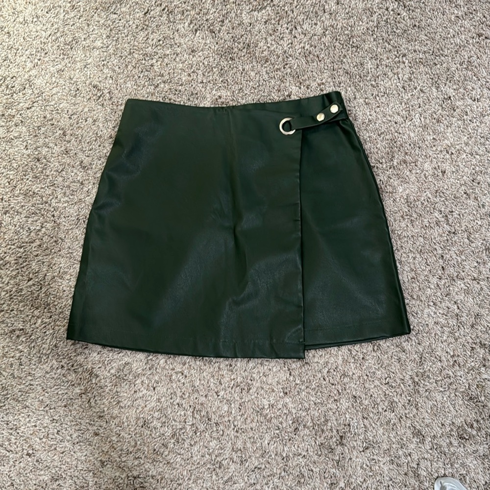 Large Leather Skirt